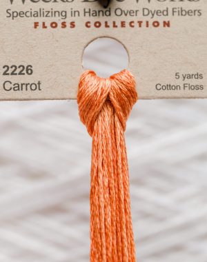 Weeks - Carrot 5 yards 6 strand skein 2226