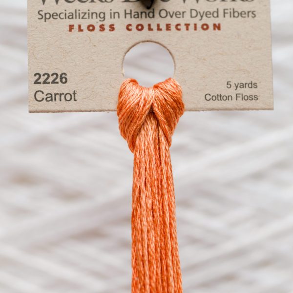 Weeks - Carrot 5 yards 6 strand skein 2226