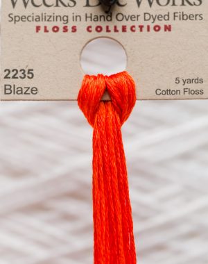 Weeks - Blaze 5 yards 6 strand skein 2235