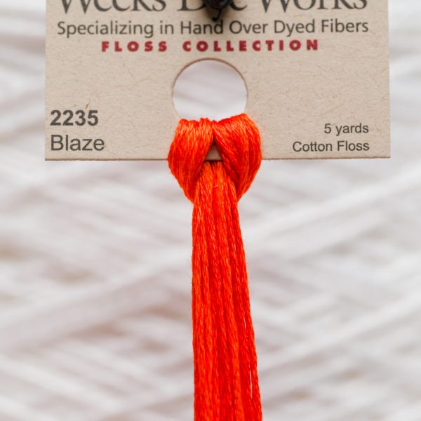 Weeks - Blaze 5 yards 6 strand skein 2235