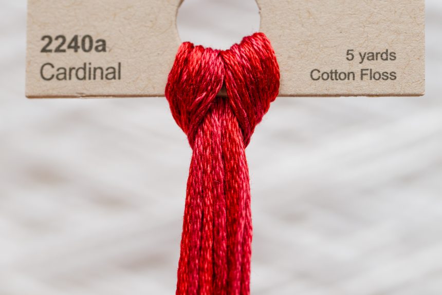 Weeks – Cardinal 5 yards 6 strand skein 2240a