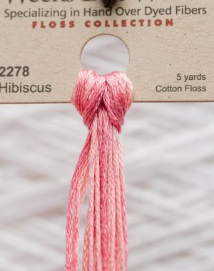 Weeks - Hibiscus 5 yards 6 strand skein 2278