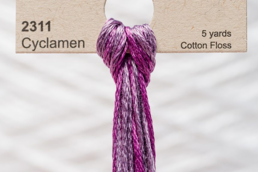 Weeks – Cyclamen 5 yards 6 strand skein 2311