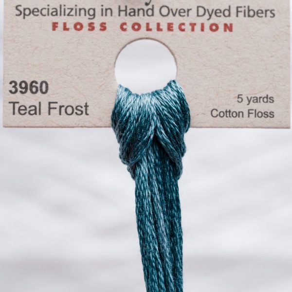 Weeks - Teal Frost 5 yards 6 strand skein 3960