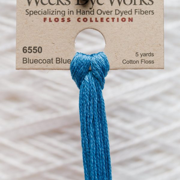 Weeks - Bluecoat Blue 5 yards 6 strand skein 6550