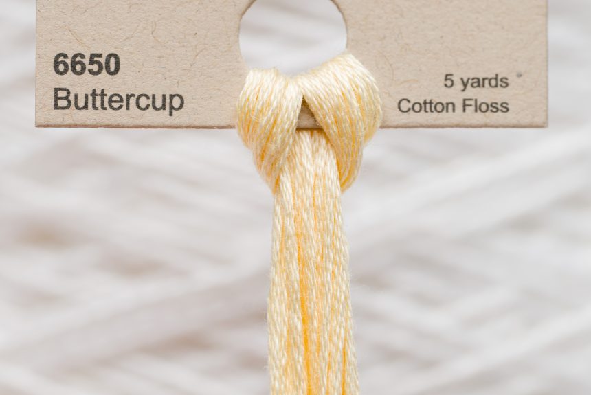 Weeks – Buttercup  5 yards 6 strand skein 6650