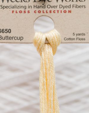 Weeks - Buttercup  5 yards 6 strand skein 6650