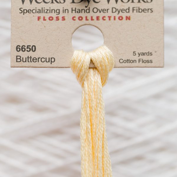 Weeks - Buttercup  5 yards 6 strand skein 6650