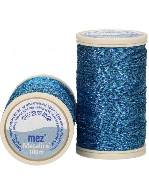 Mez Metalica 100m Spool - Peacock Blue 316