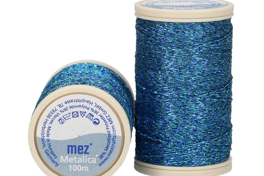 Mez Metalica 100m Spool – Peacock Blue 316