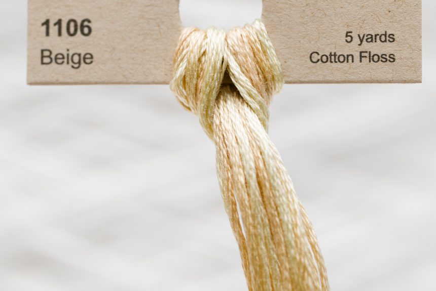 Weeks – Beige 5 yards 6 strand skein 1106