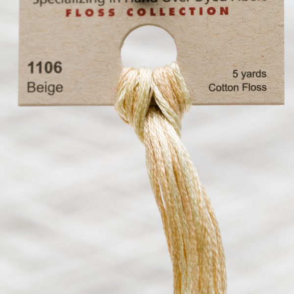 Weeks - Beige 5 yards 6 strand skein 1106