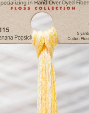 Weeks - Banana Popsicle 5 yards 6 strand skein 1115