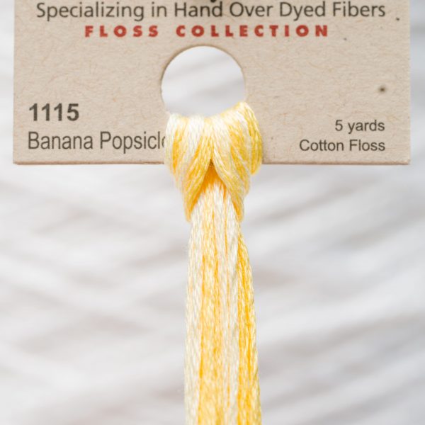 Weeks - Banana Popsicle 5 yards 6 strand skein 1115
