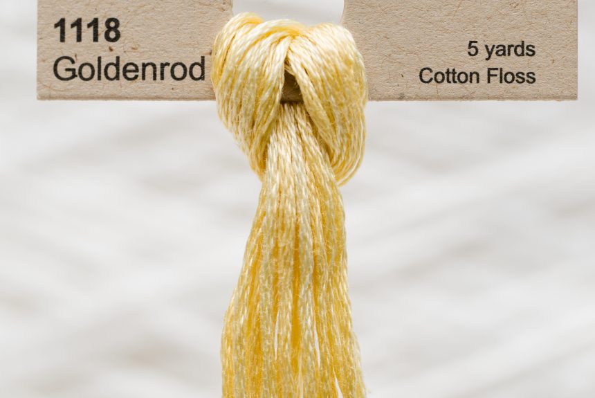 Weeks – Goldenrod 5 yards 6 strand skein 1118