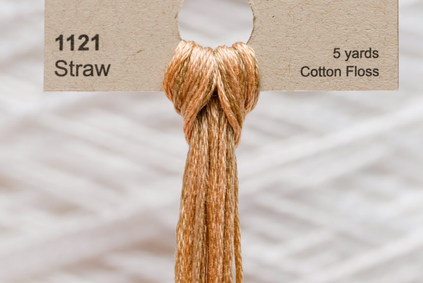 Weeks – Straw 5 yards 6 strand skein 1121