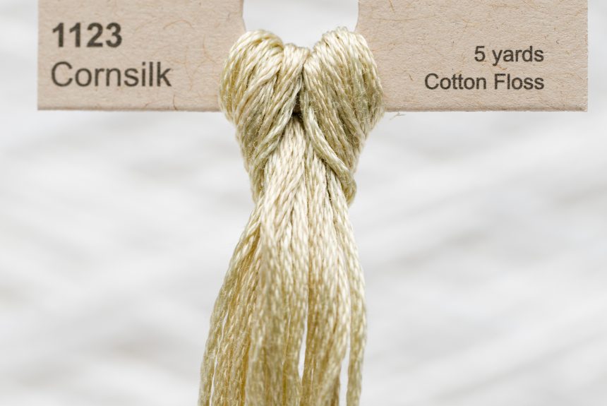 Weeks – Cornsilk 5 yards 6 strand skein 1123