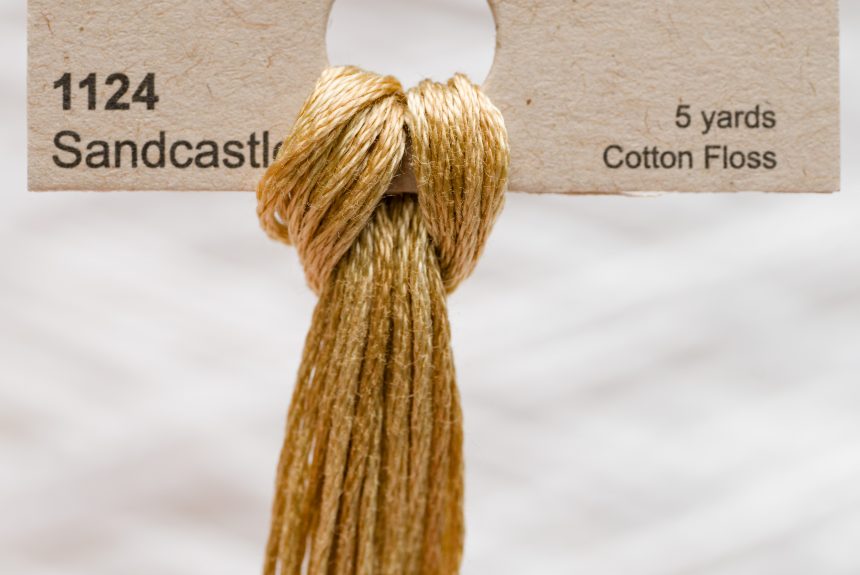 Weeks – Sandcastle 5 yards 6 strand skein 1124