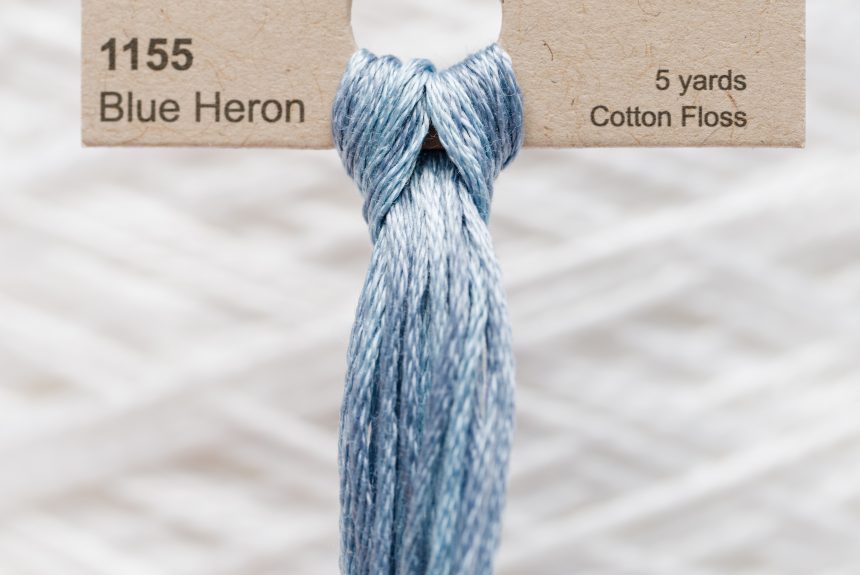 Weeks – Blue Heron 5 yards 6 strand skein 1155