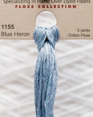 Weeks - Blue Heron 5 yards 6 strand skein 1155