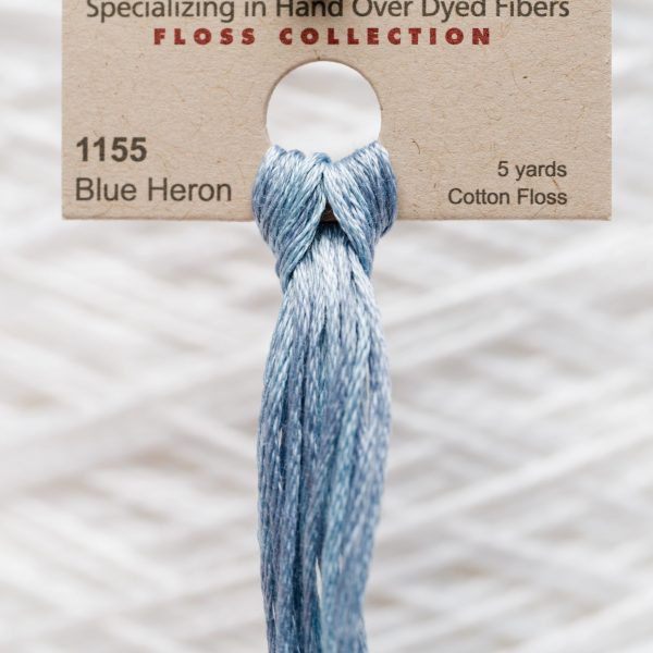 Weeks - Blue Heron 5 yards 6 strand skein 1155