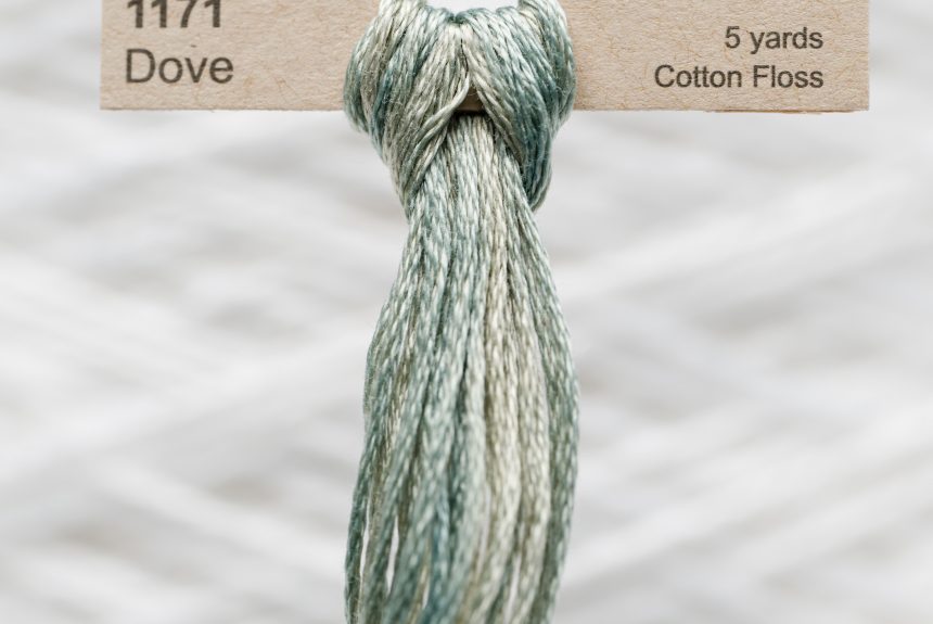 Weeks – Dove 5 yards 6 strand skein  1171