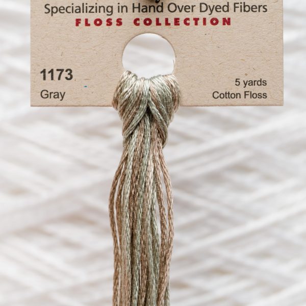 Weeks - Gray 5 yards 6 strand skein  1173