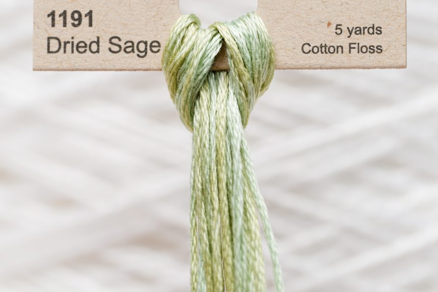 Weeks – Dried Sage 5 yards 6 strand skein 1191