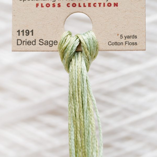 Weeks - Dried Sage 5 yards 6 strand skein 1191
