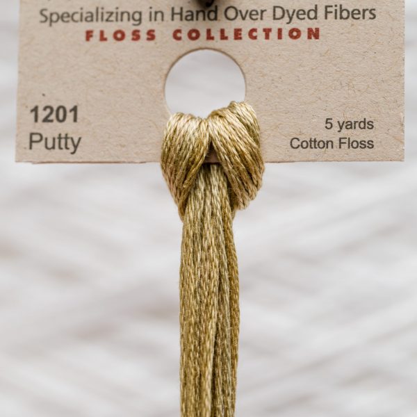 Weeks - Putty 5 yards 6 strand skein 1201