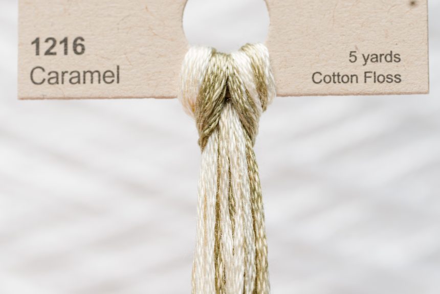 Weeks – Caramel 5 yards 6 strand skein 1216