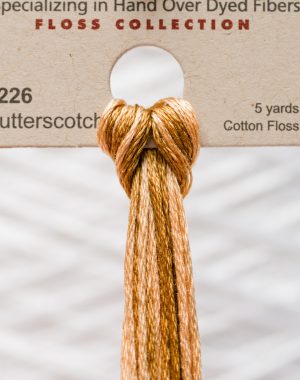 Weeks - Butterscotch 5 yards 6 strand skein 1226