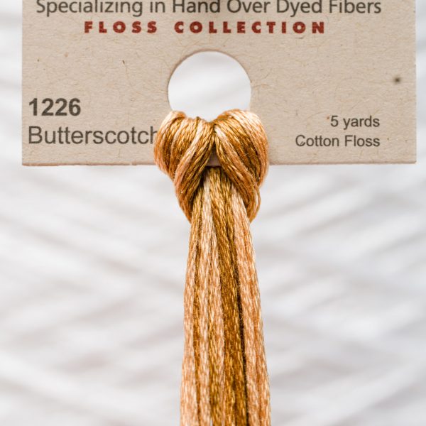 Weeks - Butterscotch 5 yards 6 strand skein 1226