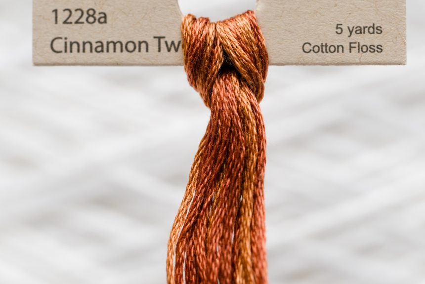 Weeks – Cinnamon Twist 5 yards 6 strand skein 1228a