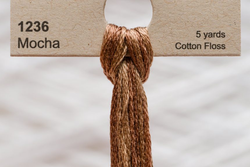 Weeks – Mocha 5 yards 6 strand skein 1236