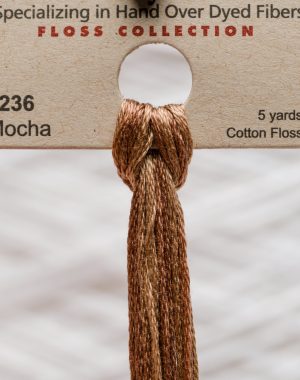 Weeks - Mocha 5 yards 6 strand skein 1236