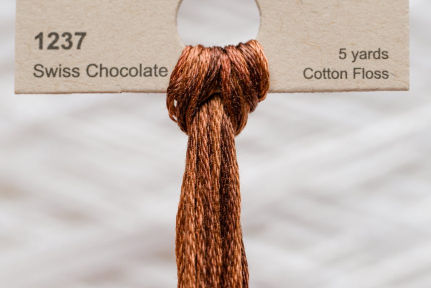 Weeks – Swiss Chocolate 5 yards 6 strand skein 1237