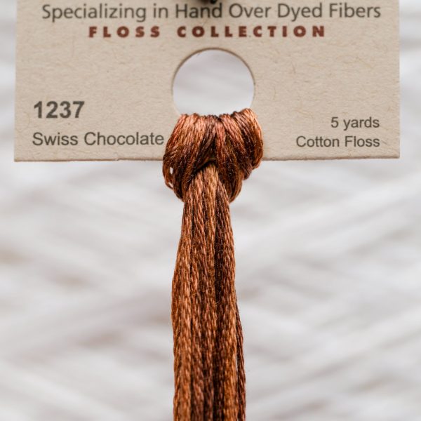 Weeks - Swiss Chocolate 5 yards 6 strand skein 1237