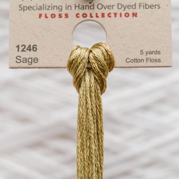 Weeks - Sage 5 yards 6 strand skein 1246
