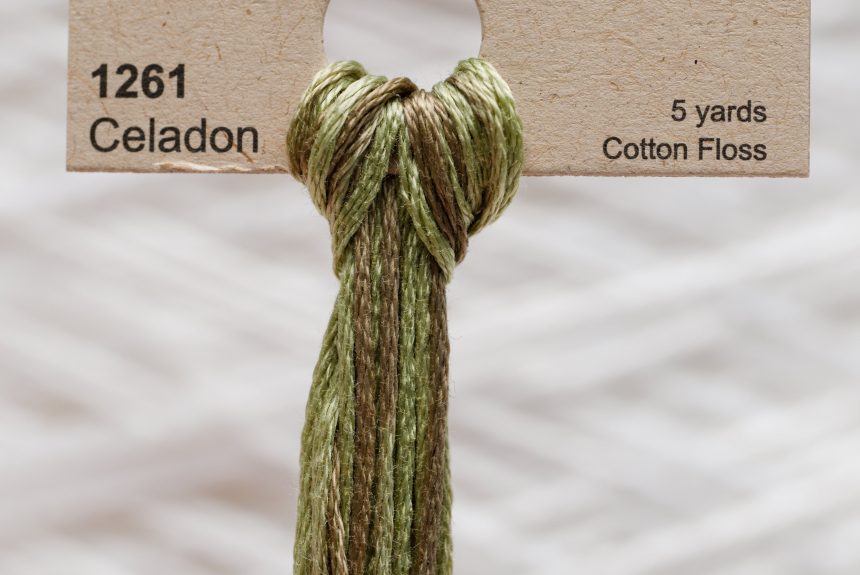 Weeks – Celadon 5 yards 6 strand skein 1261