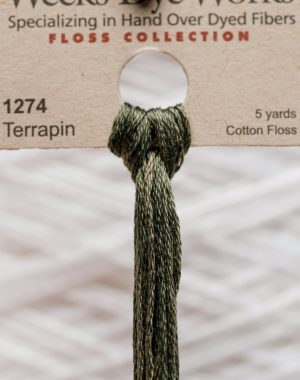 Weeks - Terrapin 5 yards 6 strand skein 1274