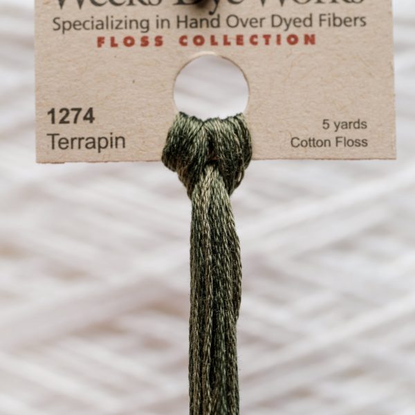 Weeks - Terrapin 5 yards 6 strand skein 1274