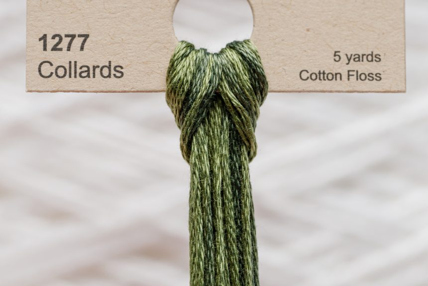 Weeks – Collards 5 yards 6 strand skein 1277