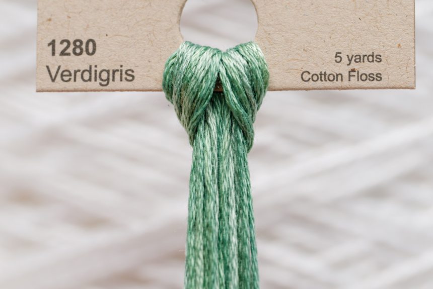 Weeks – Verdigris 5 yards 6 strand skein 1280