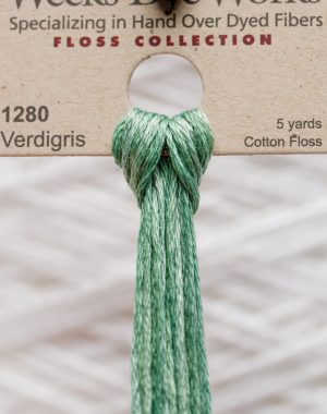 Weeks - Verdigris 5 yards 6 strand skein 1280