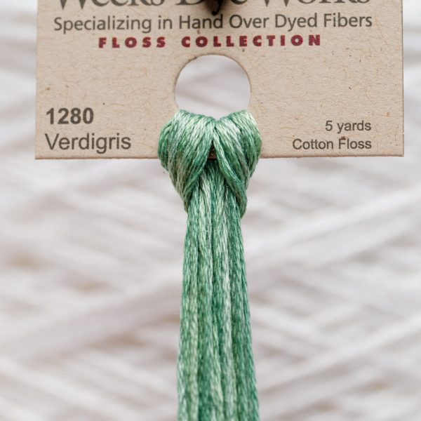 Weeks - Verdigris 5 yards 6 strand skein 1280