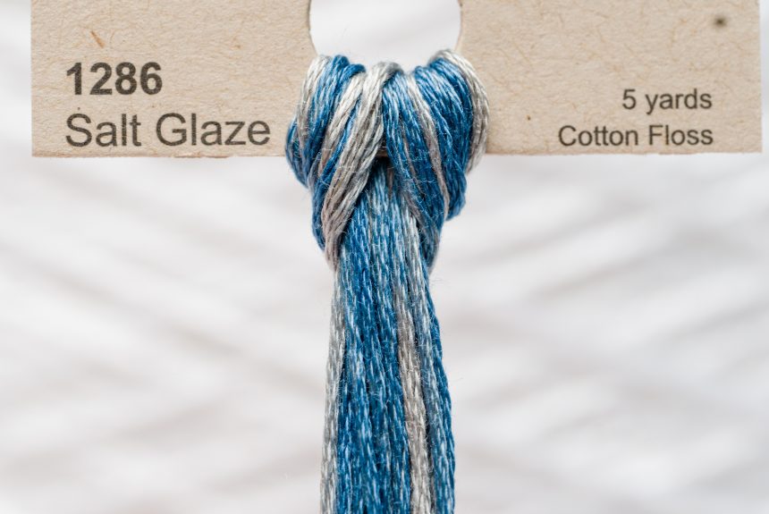 Weeks – Salt Glaze 5 yards 6 strand skein 1286