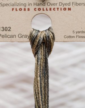 Weeks - Pelican Grey 5 yards 6 strand skein 1302