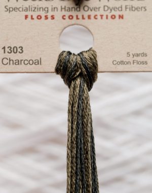 Weeks - Charcoal 5 yards 6 strand skein 1303