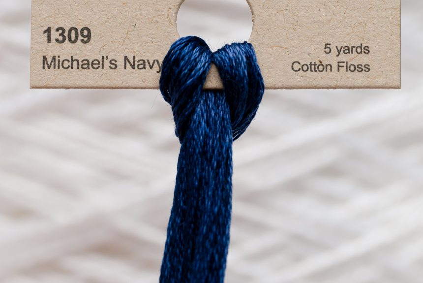 Weeks – Michael’s Navy 5 yards 6 strand skein 1309
